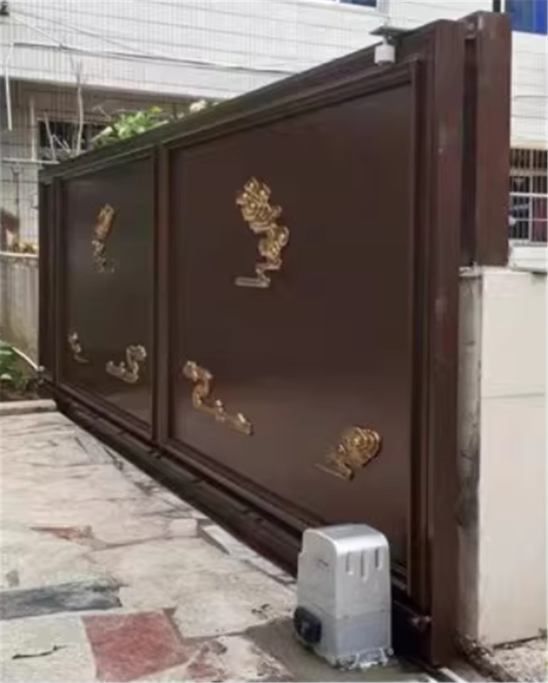自建房平移门机安装案例
