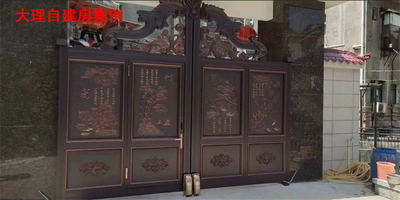 大理自建房大门开门机回访案例